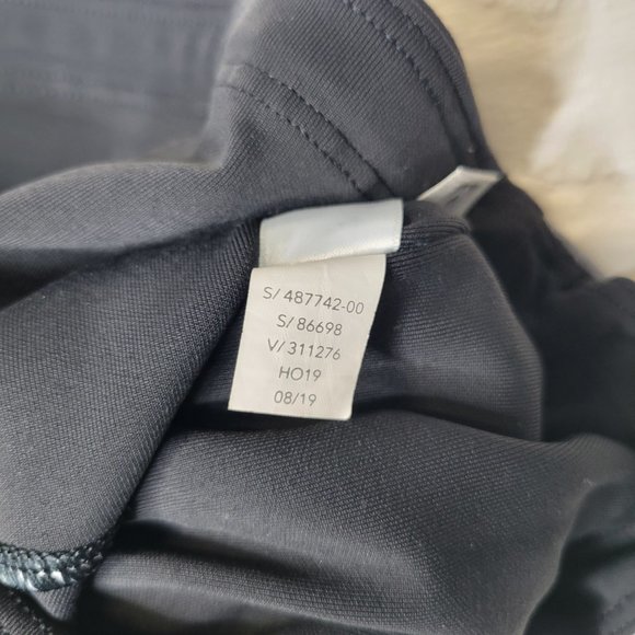 Athleta Women's XS Leggings Crest Colorblock Tight Black Gray White - Picture 8 of 8